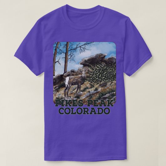 Pikes Peak Bighorns T-Shirt (Design vorne)