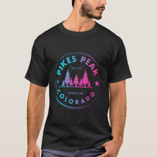 Pikes Peak Colorado Â€"Co Bergwald T-Shirt
