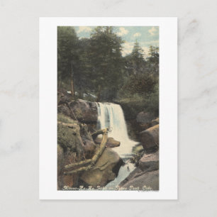 Pikes Peak, Colorado - Aussicht auf die Wasserfäll Postkarte