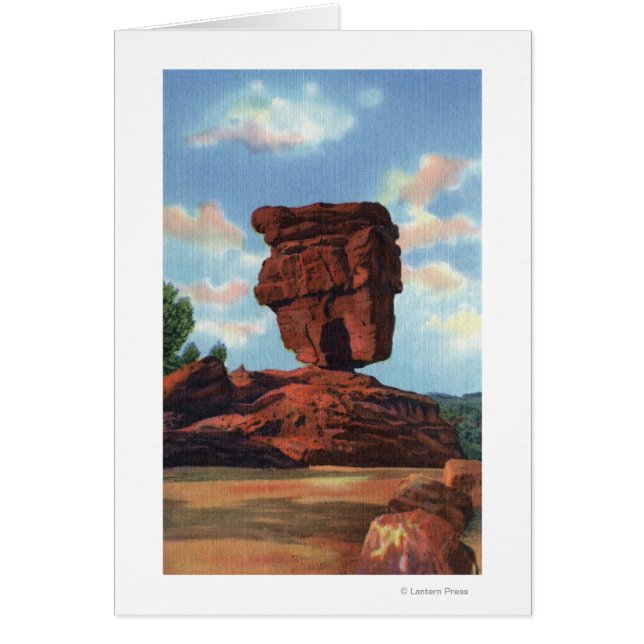 Pikes Peak, Colorado - Balanced Rock (Vorne)