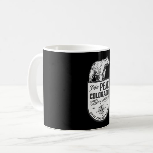 Pikes Peak Colorado Kaffeetasse (Vorderseite Links)