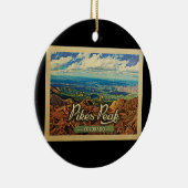 Pikes Peak Colorado Keramik Ornament (Rechts)