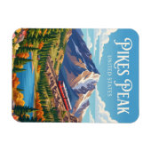 Pikes Peak Colorado Magnet (Horizontal)