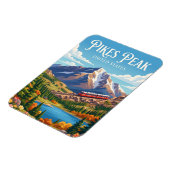 Pikes Peak Colorado Magnet (Linke Seite)