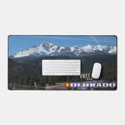 Pikes Peak Colorado, Mousepad Schreibtischunterlage (Tastatur & Maus)