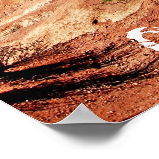 Pikes Peak, Colorado Poster (Ecke)