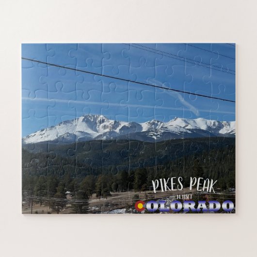 Pikes Peak Colorado Puzzle (Horizontal)