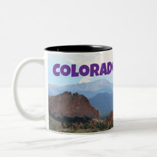 Pikes Peak Colorado Springs Reise Zweifarbige Tasse