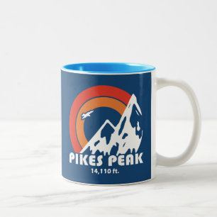 Pikes Peak Colorado Sun Eagle Zweifarbige Tasse