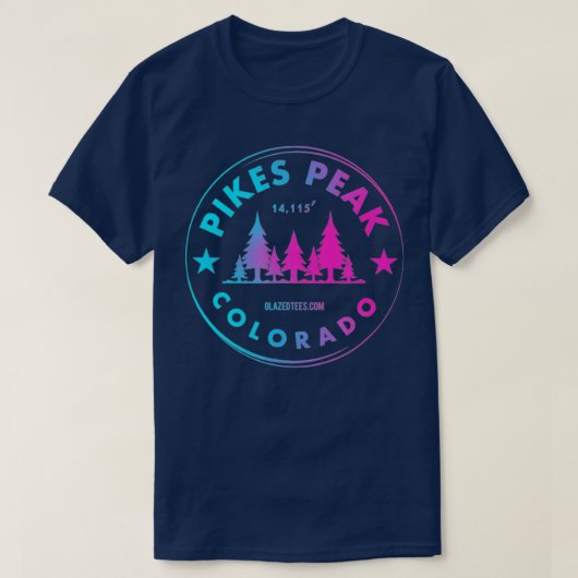 Pikes Peak Colorado T-Shirt (Design vorne)