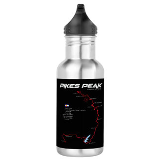 Pikes Peak Colorado USA Route 01 Edelstahlflasche