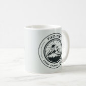 Pikes Peak Colorado Wandern Kaffeetasse (VorderseiteRechts)