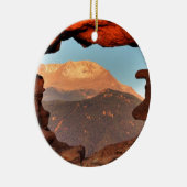 Pikes Peak durch Sandstone Hole 02 Keramik Ornament (Rechts)