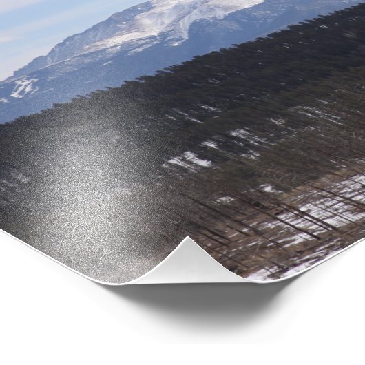 Pike's Peak Fotodruck (Ecke)