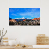 Pikes Peak, Garden Gods Poster (Küche)