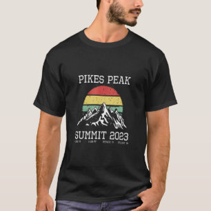 Pikes-Peak-Gipfel 2023 erklommen Colorado-Wanderun T-Shirt