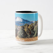 Pikes Peak im Garten der Götter Zweifarbige Tasse (VorderseiteRechts)