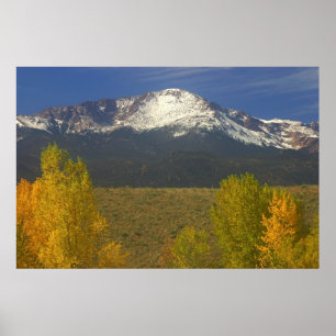 Pikes Peak im Herbst Poster
