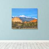 Pikes Peak im Springtime Leinwanddruck (Insitu (Holzboden))