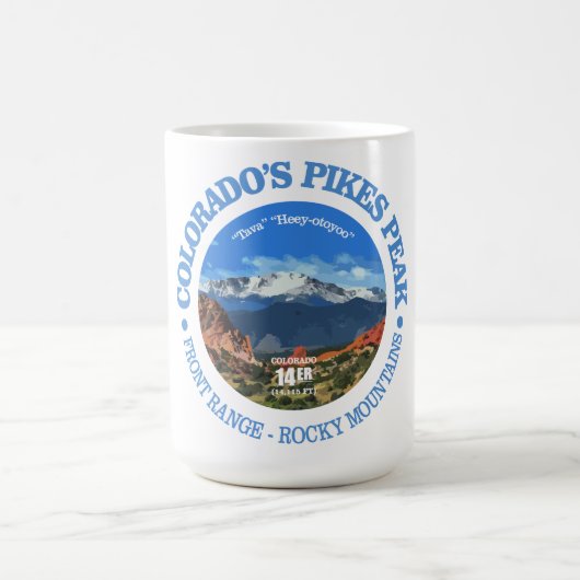 Pikes Peak Kaffeetasse (Mittel)