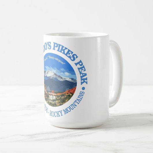 Pikes Peak Kaffeetasse (VorderseiteRechts)