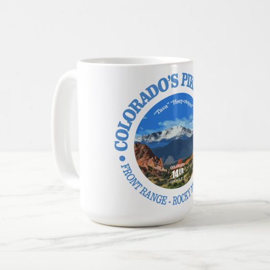 Pikes Peak Kaffeetasse (Vorderseite Links)