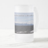 Pike's Peak Mattierte Tasse (VorderseiteRechts)