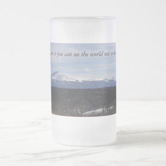 Pike's Peak Mattierte Tasse (Mittel)
