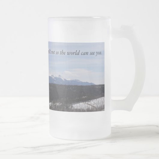 Pike's Peak Mattierte Tasse (Rechts)