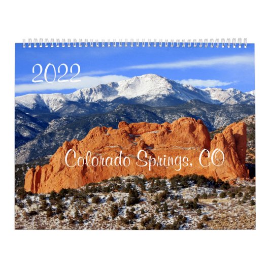 Pikes Peak Mountain, Colorado Springs, CO Kalender (Titelbild)