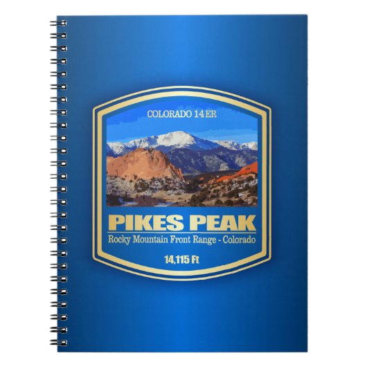 Pikes Peak Notizblock (Vorderseite)