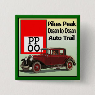 Pikes Peak Ocean to Ocean Auto Trail Button