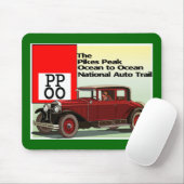 Pikes Peak Ocean to Ocean Auto Trail Mousepad (Mit Mouse)