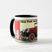 Pikes Peak Ocean to Ocean Auto Trail Tasse (Vorderseite Links)