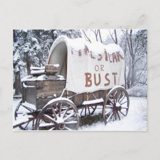 Pikes Peak oder Bust Postkarte