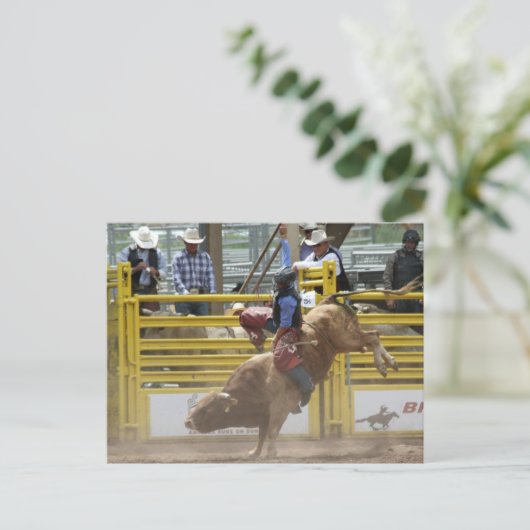 Pikes Peak oder Bust Rodeo Postkarte (Stehend Vorderseite)