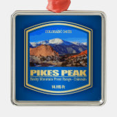 Pikes Peak Ornament Aus Metall (Vorne)