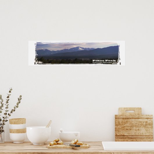 Pikes Peak Panorama Poster (Küche)