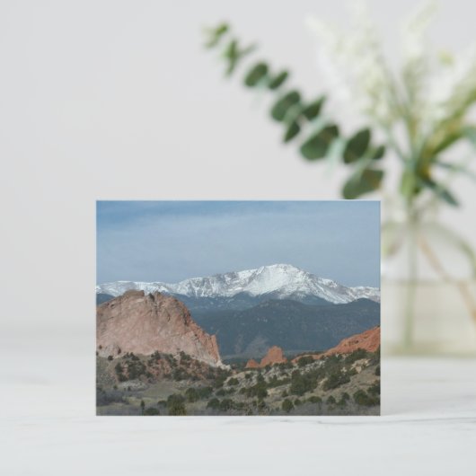 Pikes Peak Postcard Postkarte (Stehend Vorderseite)