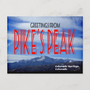 Pike's Peak Postkarte