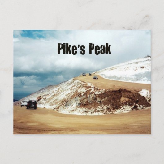 Pike's Peak Postkarte (Vorderseite)
