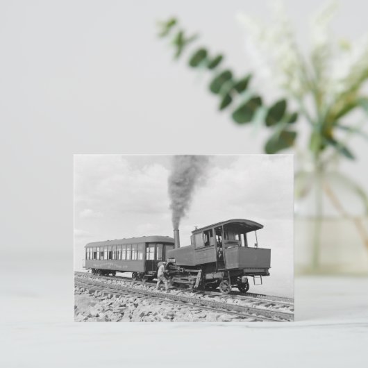 Pikes Peak Railway, 1900 Postkarte (Stehend Vorderseite)