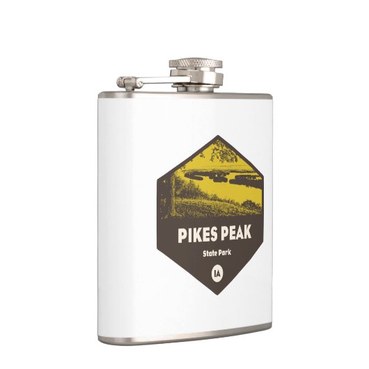 Pikes Peak Staat Park Iowa Flachmann (Rechts)