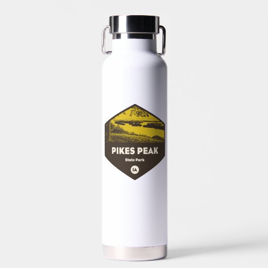 Pikes Peak Staat Park Iowa Trinkflasche (Vorne)
