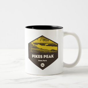 Pikes Peak Staat Park Iowa Zweifarbige Tasse