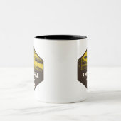 Pikes Peak Staat Park Iowa Zweifarbige Tasse (Mittel)