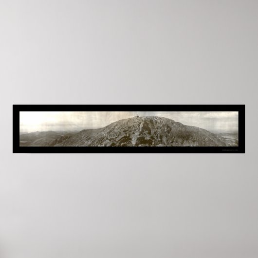 Pikes Peak Summit CO Foto 1908 Poster (Vorne)