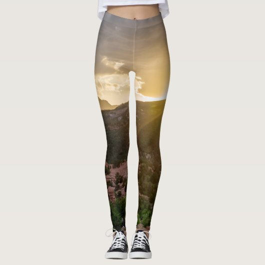 Pikes Peak Sunset Haze Leggings (Vorderseite)