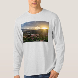 Pikes Peak Sunset Haze Men Long Sleeve Shirt