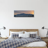Pike's Peak Sunset mit Bibel Verse Leinwanddruck (Insitu (Schlafzimmer))